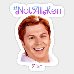 not allken allan Sticker